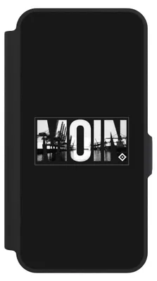 Produktbild von NIVOCASE Klapphülle für Samsung Galaxy A57 5G  Handyhülle aus Kunst Leder NIVOflip schwarz HSV Hamburger SV Offizielles Lizenzprodukt