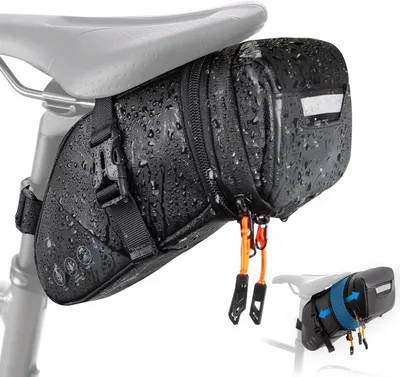 Produktbild von Eyein Fahrrad Satteltasche wasserdicht erweiterbar 2L Kapazität
