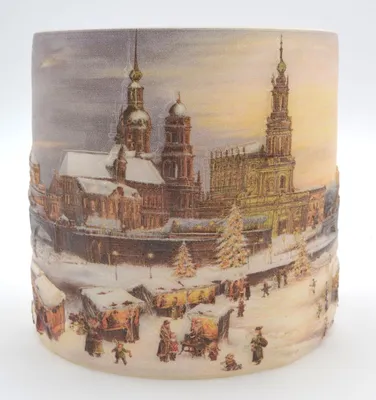 Produktbild von Lampionkerze Hofkirche 10x10 cm (HxD)