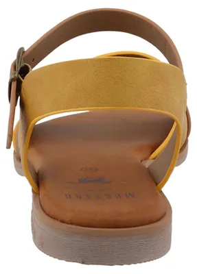 Produktbild von Mustang Damen Sandale Zierriemen Niete Schnalle 26M0072006, Größe:38 EU, Farbe:Gelb