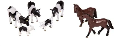 Productafbeelding van Nederlandse boerderij, 2005759, koeien + paarden