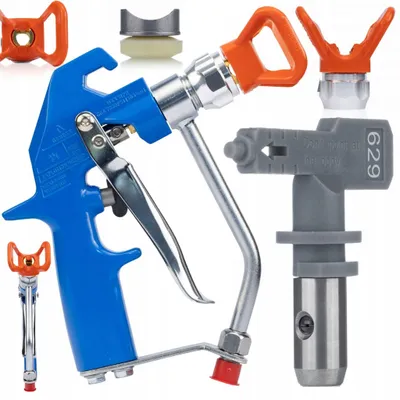 Produktbild von Rosfix Black Spray BS500+ Mal- und Spachtelpistole HOCHDRUCK-FARBDÜSE 629 ZUM AUFTRAGEN VON ROSFIX-SPACHTEL Rosfix Hi-F Maldüse