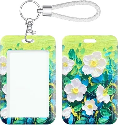 Produktbild von Famanu ID-Kartenhalter mit Schlüsselring - Halter für Ausweise