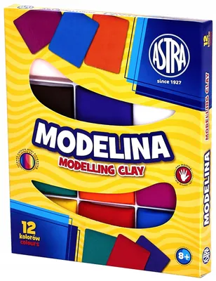 Produktbild von ASTRA Backofen-Modelliermasse MODELINA 12 Stück, 304110001