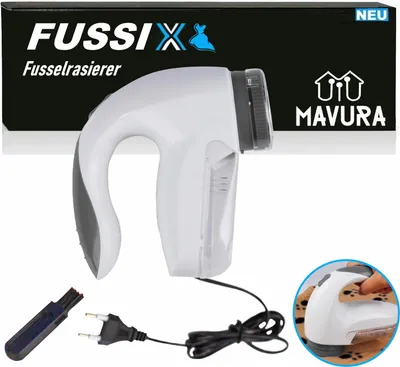 Immagine prodotto di FUSSIX Rasoio elettrico tagliapelucchi Rasoio per abiti Rasoio per lana, rimuovi pelucchi con contenitore di raccolta