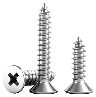 Productafbeelding van 20 Stuks M4x16mm Houtschroeven Roestvrij Staal, Kruiskop, Verzonken