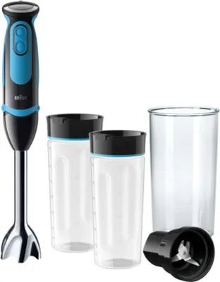 Obrázok produktu pre BRAUN HH Stabmixer 1000W 21St Metallf 600ml Mixbecher 2Sportbeh. swbl MQ5252BKBL