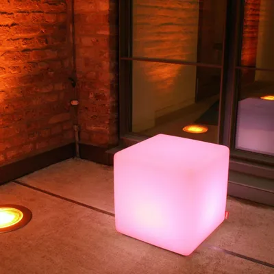 Produktbild von Moree Cube Outdoor LED Sitzwürfel Dekolampe Außen Quadratisch
