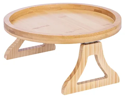 Image de Plateau de table avec accoudoirs pliables - Marron
