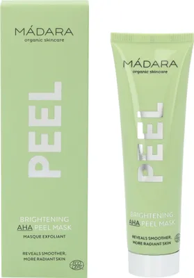 Produktbild von MÁDARA Cosmetics Brightening AHA Peel mask, Reinigungsmaske, Frauen, normale Haut, Aufhellend, Glättend, Creme, 60 ml