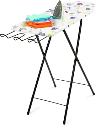 Image de Table à repasser / planche à repasser - Pliable - 100 x 30 cm - Légère - Avec support pour fer à repasser - Taille standard