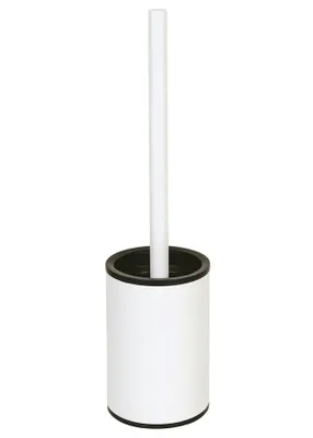 Produktbild von Toiletten- und WC-Bürste WHITE aus weißem Messing 36,5 cm BEMETA