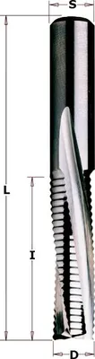 Obrázek produktu pro Hrubovací fréza ze slinutého karbidu 12x35x80 mm s levotočivým chodem