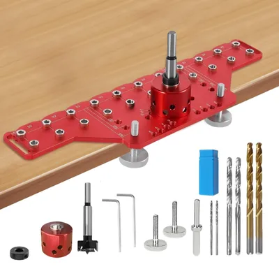 Immagine prodotto di Omgoods - Dispositivo 2-in-1 per foratura di precisione nel legno