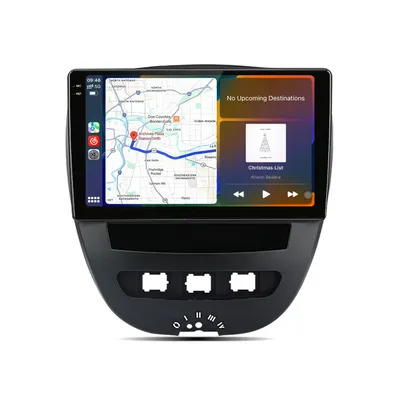 Immagine prodotto di Autoradio Android per Peugeot 107, Citroen C1 e Toyota Aygo (2005-2014), con GPS, schermo da 10,36 pollici, risoluzione 2K QLED, 6GB di RAM e 128GB di memoria, CarPlay e Android Auto wireless, 4G LTE e processore DSP