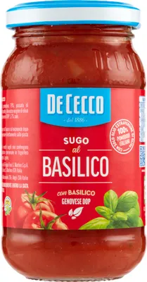 Produktbild von Sugo Al Basilico 200gr btl - De Cecco