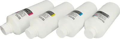 Produktbild von vhbw 4x Nachfülltinte kompatibel mit HP Drucker - Refillset Dye Cyan, Dye Magenta, Dye Schwarz, Dye Yellow, 1000ml