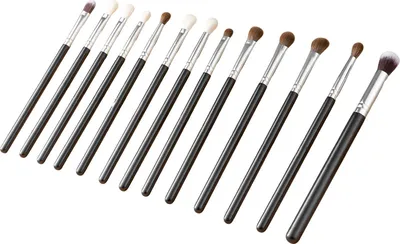 Immagine prodotto di SucceBuy Set di pennelli da trucco da 34 pezzi, ideali per fondotinta, ombretto, correttore e fard, con setole morbide, manici ergonomici in legno e pratica custodia da viaggio