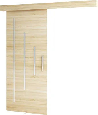 Produktbild von MEBLE KRYSPOL  Schiebetürsystem SALWADOR Y mit Schienenabdeckung, Einbautüren, 90x204cm, Sonoma