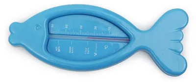 Produktbild von Cangaroo Wasserthermometer Fisch blau, Badethermometer für ein sicheres Baden