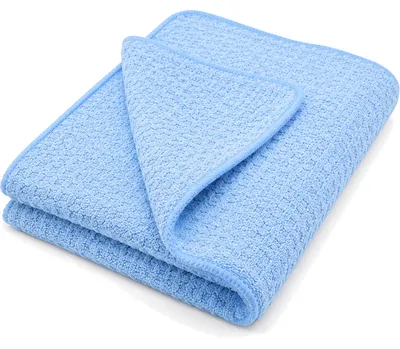 Produktbild von BADfabrik24 Mikrofaser Waffeltuch blau