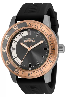 Produktbild von Invicta Specialty 35687 Herrenuhr - Quarzwerk - Edelstahl mit grauem Zifferblatt - 45 mm