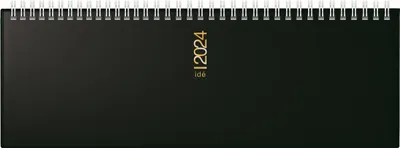 Produktbild von 2024 rido/idé QuerkalenderAC sw 1W/2SHartfolie
