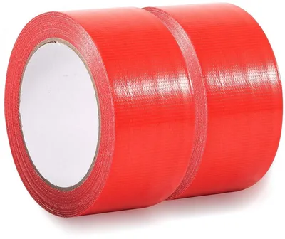 Textilband extra stark, wasserfest, 2 Rollen 50mm x 30m, rot