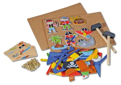 Produktbild von Piraten-Hammerspiel für Kinder ab 3 Jahren mit 165 Teilen