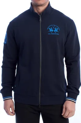 Produktbild von La Martina Herren-Sweatshirt mit normaler Passform und Reißverschluss YMF300-FP568