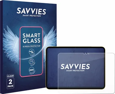 Produktbild von 2x Savvies Schutzglas Folie für Apple iPad Air 11" M3 2025 / M4 2026 9H Panzer Schutzfolie Glas Displayschutz klar transparent