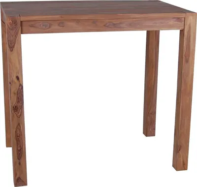 Produktbild von MiaMöbel Bartisch Thali 120x75 cm Modern Massivholz Teak Dunkelbraun