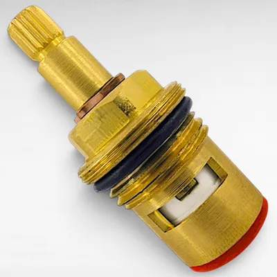 Produktbild von Keramik Oberteil Ventiloberteil Wasserhahn Warmwasser 1/2" 90° links schließend