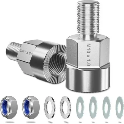 Zdjęcie produktu dla Adapter EMTB – Uniwersalny adapter do przyczepki rowerowej – łącznik – adapter rowerowy uniwersalny – gwint M10x1.0 – przedłużka do przyczepki rowerowej