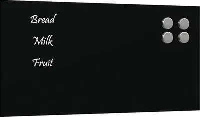 Obrázok produktu pre vidaXL Magnetická tabuľa na stenu čierna 40x20 cm tvrdené sklo