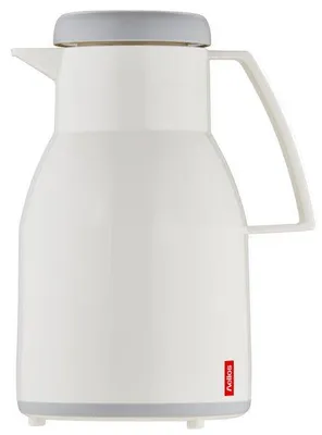 Imagen del producto de Helios, jarra aislante de 1 litro, color blanco, apta para lavavajillas