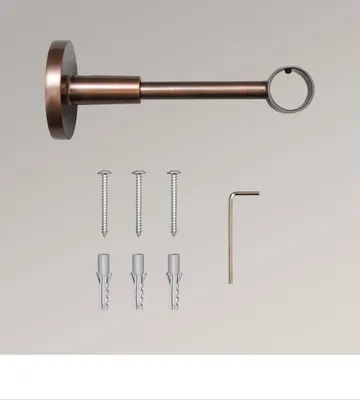 Produktbild von LYSEL® Träger geschlossen Opal für Stangen Ø 20mm Bronze