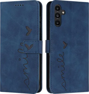 Produktbild von Samsung Galaxy S25 FE Hülle - Coverup Smile Klapphülle - Blau