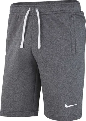 Obrázek produktu pro Nike Club19 Fleece šortky pro děti, tmavě šedá/bílá, model AQ3142-071, velikost S