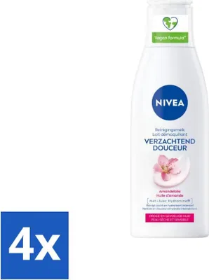 Produktbild von Nivea - Gesichtsreiniger - Trockene und empfindliche Haut - Mandelöl - Hydramin - 200 ml - Vorteilspack - 4 Stücke