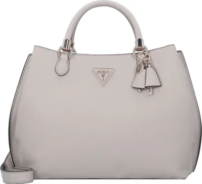 Produktbild von GUESS Gizele Henkeltasche Saffiano Taupe_delete