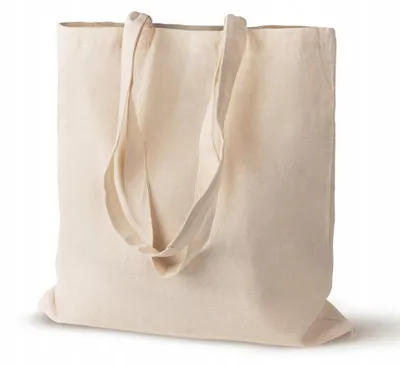 Produktbild von Allbag Baumwolltasche 38x42 cm ECRU Langer Henkel