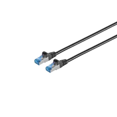 Imagen del producto de Cable de conexión Cat6A, S/FTP, apantallado en pares, color negro, 3 metros