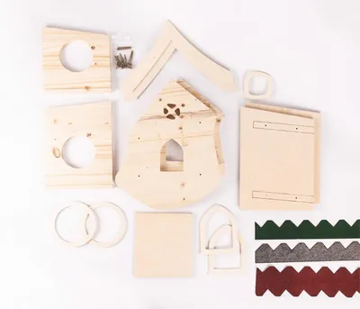 Produktbild von Vogelhaus Liselle Bausatz grün