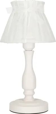 Obrázok produktu pre Stolná lampa v provence štýlu ZEFIR - 1xE27, 40W, biela