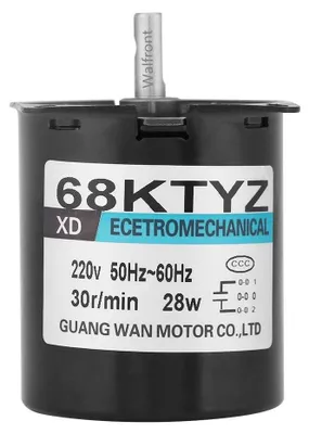 Obrázek produktu pro 68KTYZ elektromotor - Nízkorychlostní motor - 220V - 30 RPM - Odolný - Kvalitní výkon - Vhodný pro DIY projekty - Kompaktní M...