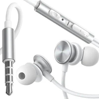 Immagine prodotto di Joyroom cuffie in-ear cablate Jr-Ew03, (argento)