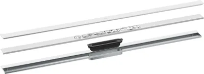 Immagine prodotto di hansgrohe AXOR Drain Set de finition caniveau, 1200mm pour montage mural, 42529700, 42529700