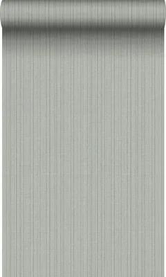 Produktbild von Origin Wallcoverings Tapete Gewebeoptik Grau 53 cm x 10.05 m
