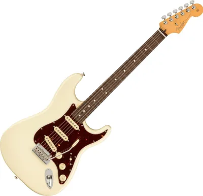 Zdjęcie produktu dla Fender American Professional II Stratocaster RW Olympic White Gitara elektryczna